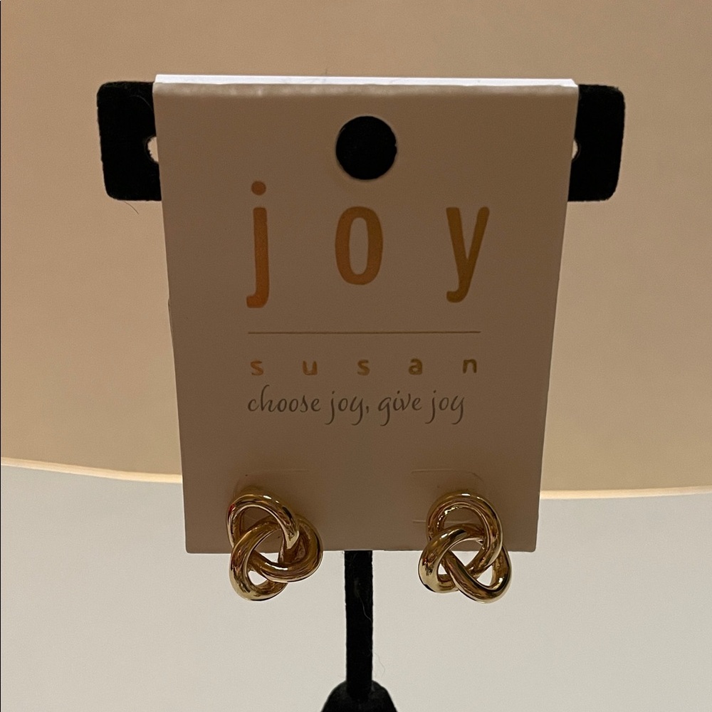 Joy Susan Twisted Gold Earrings